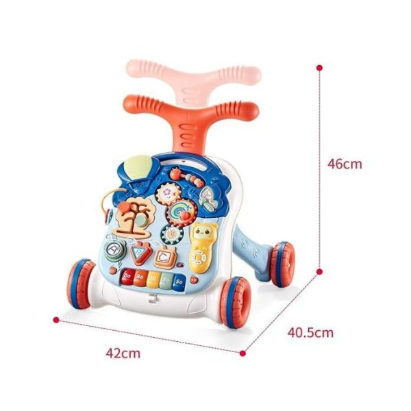 Right Start 5 in 1 Musical Activity Push Walker – Red 2