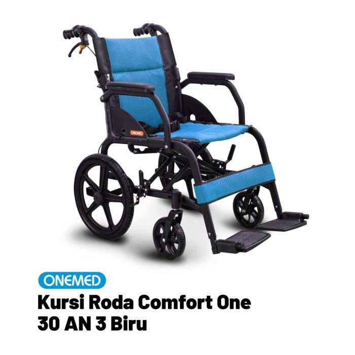 Onemed Comfort One 30 AN 3 Kursi Roda – Biru Onemed Comfort One 30 AN 3 Kursi Roda – Biru