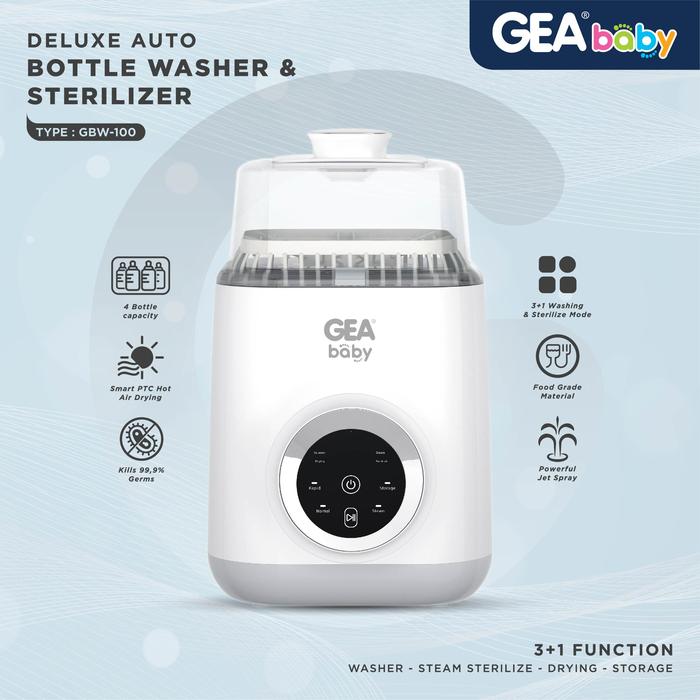 Gea Baby GBW-100 Deluxe Auto Bottle Washer & Sterilizer Dryer 2 Gea Baby GBW-100 Deluxe Auto Bottle Washer & Sterilizer Dryer 2
