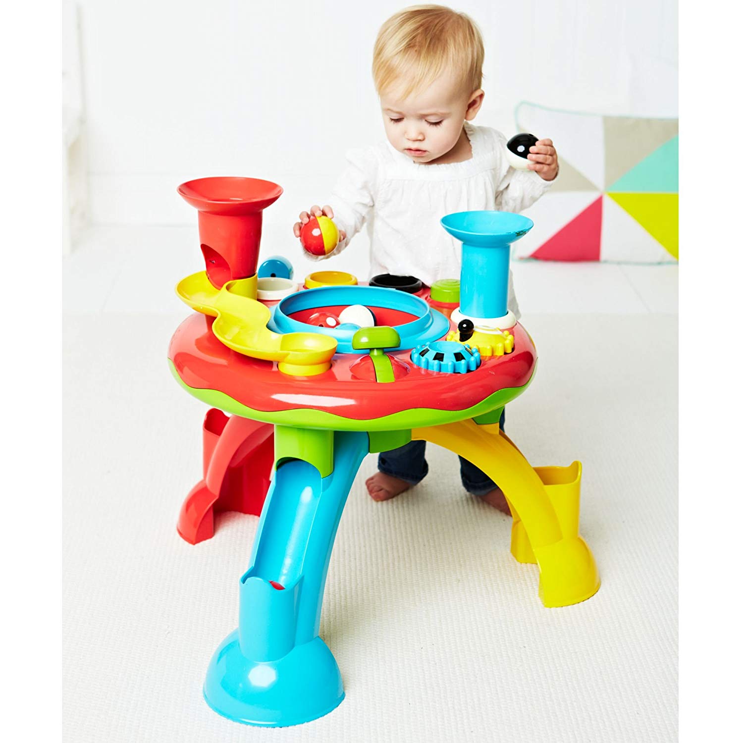 ELC Little Senses Lights and Sounds Activity Table – White (DISKON PUDAR) 2 ELC Little Senses Lights and Sounds Activity Table – White (DISKON PUDAR) 2