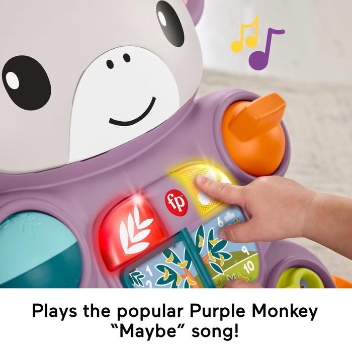 Fisher Price Purple Monkey Push Walker 7 Fisher Price Purple Monkey Push Walker 7