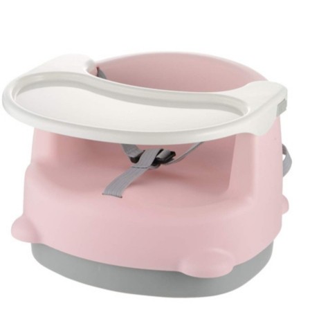 Richell 2-Position Baby Chair Booster Seat – Pink