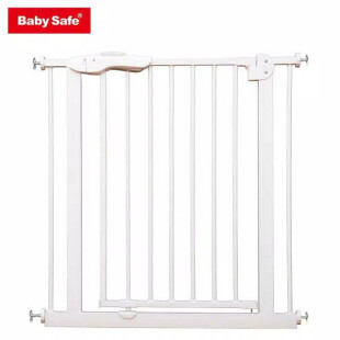 Baby Safe Door & Safety Gate XY009 75-85cm – White / Grey