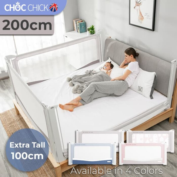 Choc Chick Extra Tall Bed Rail 160cm – Grey 4