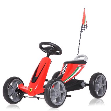 Pliko Scuderia Ferrari Go Kart Ride On Pedal Pliko Scuderia Ferrari Go Kart Ride On Pedal