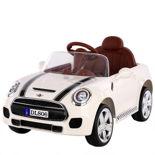 Mini Cooper Style Mobil Aki – White (Tanpa Remote)