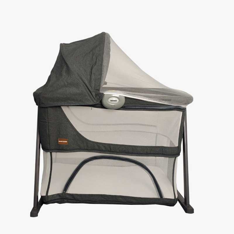 Babydoes Cottage Crib 4in1 Baby Box – Grey