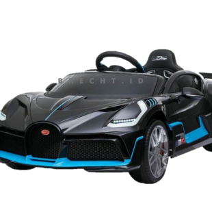 Pliko Bugatti Divo Licensed Mobil Aki – Black