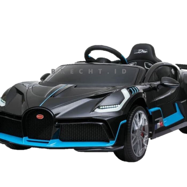 Pliko Bugatti Divo Licensed Mobil Aki – Black