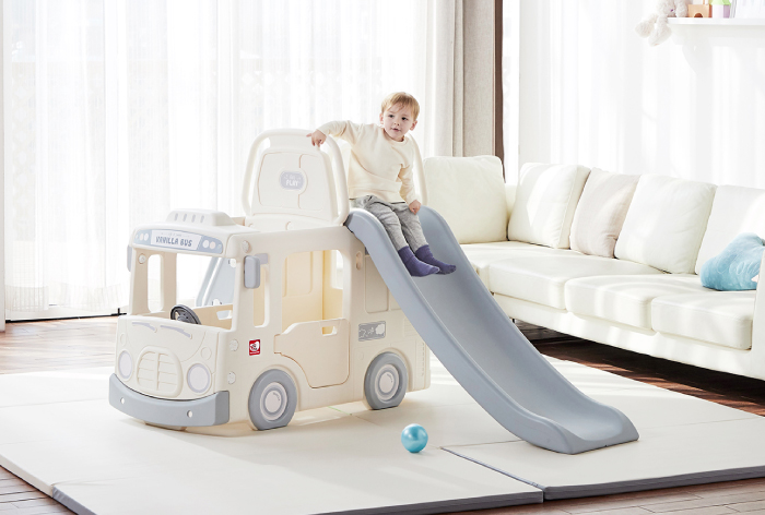 Yaya School Bus 3in1 Slide – Vanilla (Tanpa Ring Basket) 3 Yaya School Bus 3in1 Slide – Vanilla (Tanpa Ring Basket) 3