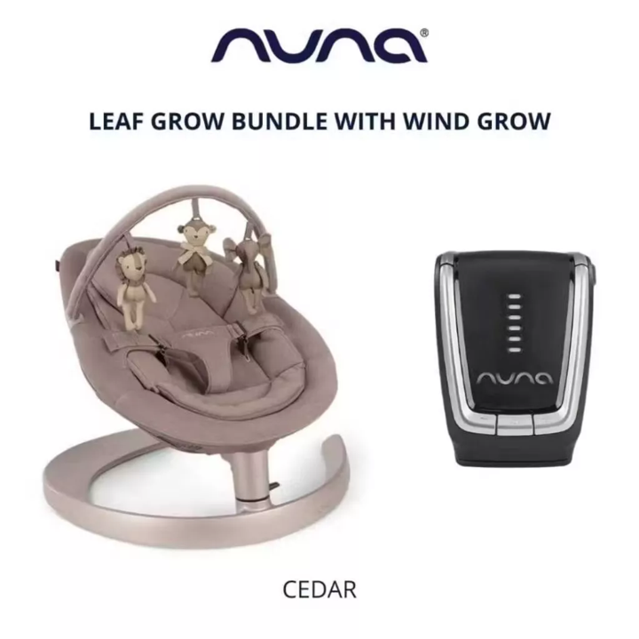 Nuna Leaf Grow – Cedar (Include Toybar) + Nuna Wind Nuna Leaf Grow – Cedar (Include Toybar) + Nuna Wind