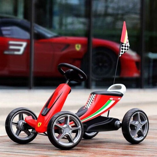 Pliko Scuderia Ferrari Go Kart Ride On Pedal 2 Pliko Scuderia Ferrari Go Kart Ride On Pedal 2