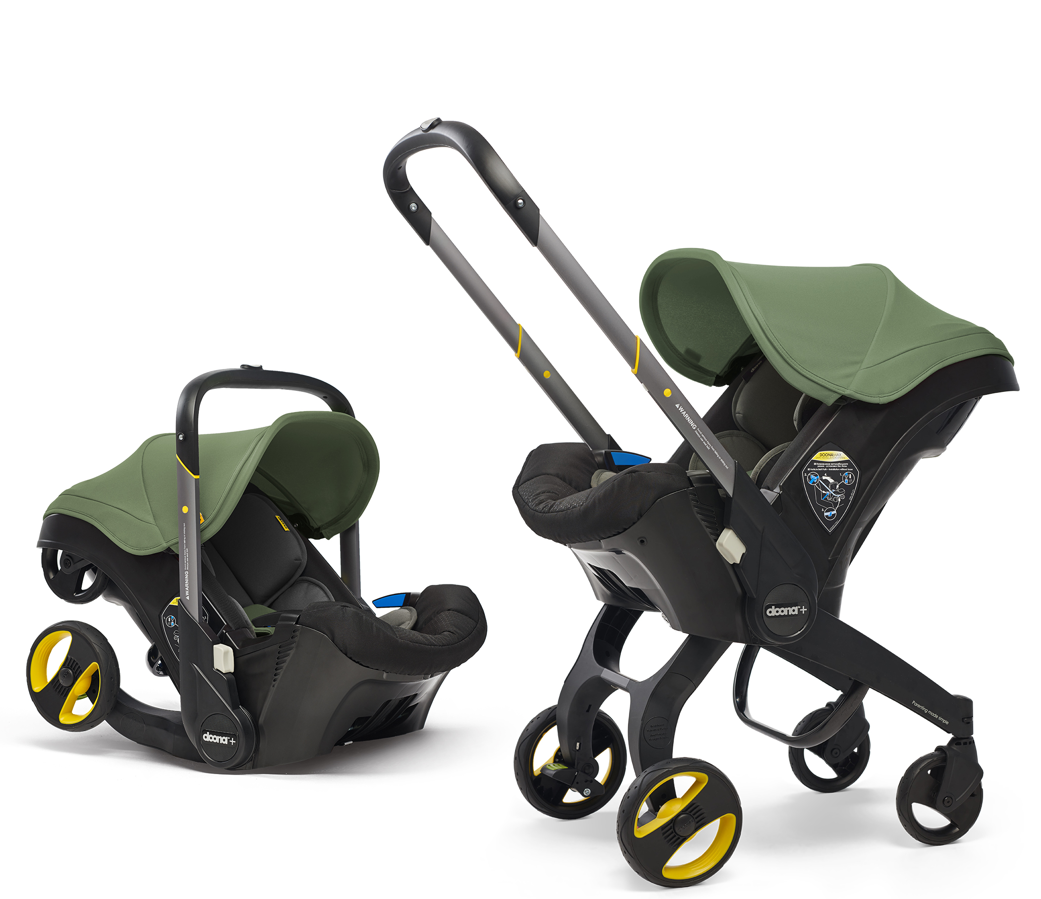 Doona Infant Car Seat And Stroller NON ISOFIX – Desert Green 2 Doona Infant Car Seat And Stroller NON ISOFIX – Desert Green 2