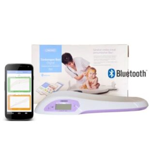 Onemed Digital Baby Scale Timbangan Bayi – Bluetooth Version (HITAM / UNGU)