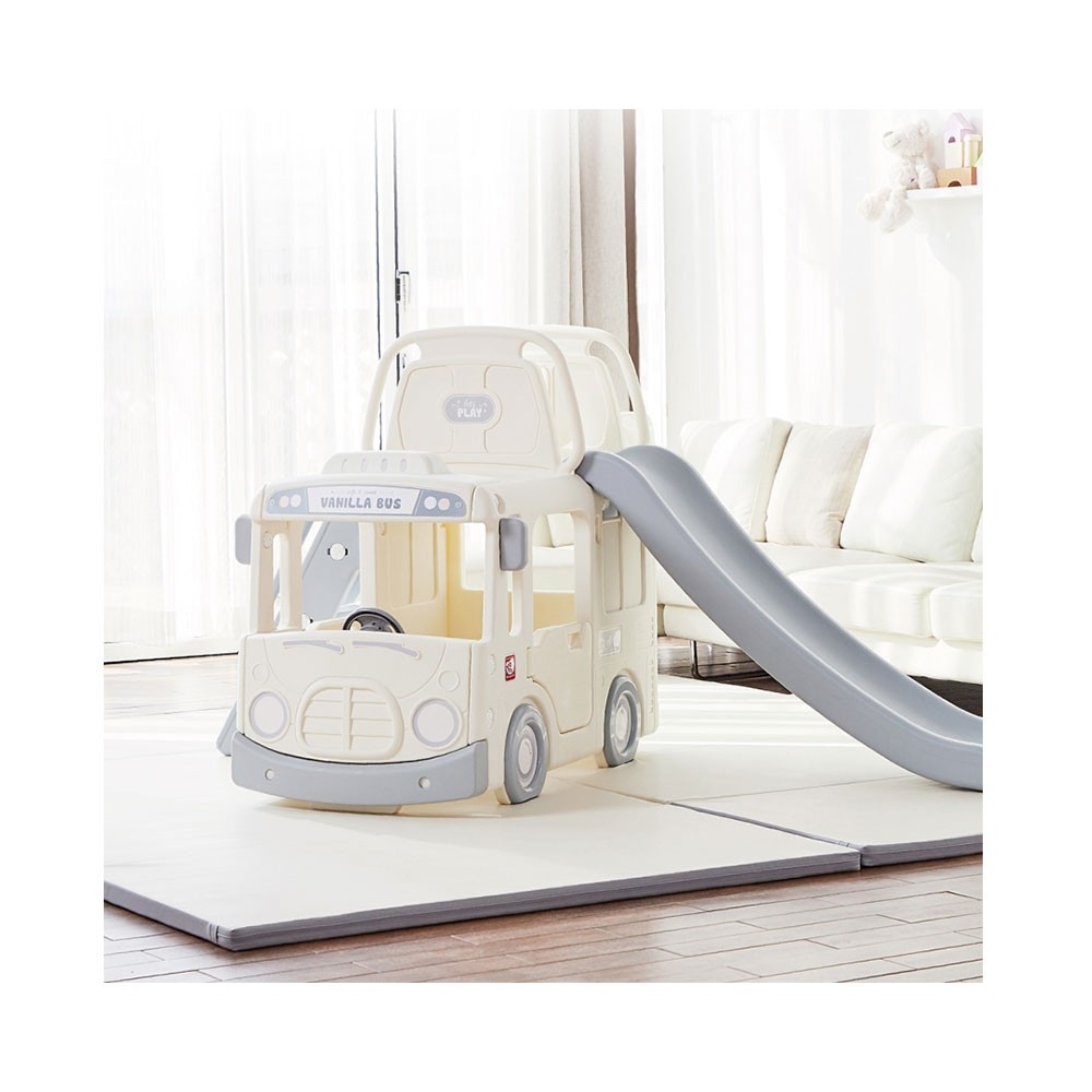 Yaya School Bus 3in1 Slide – Vanilla (Tanpa Ring Basket) 2 Yaya School Bus 3in1 Slide – Vanilla (Tanpa Ring Basket) 2