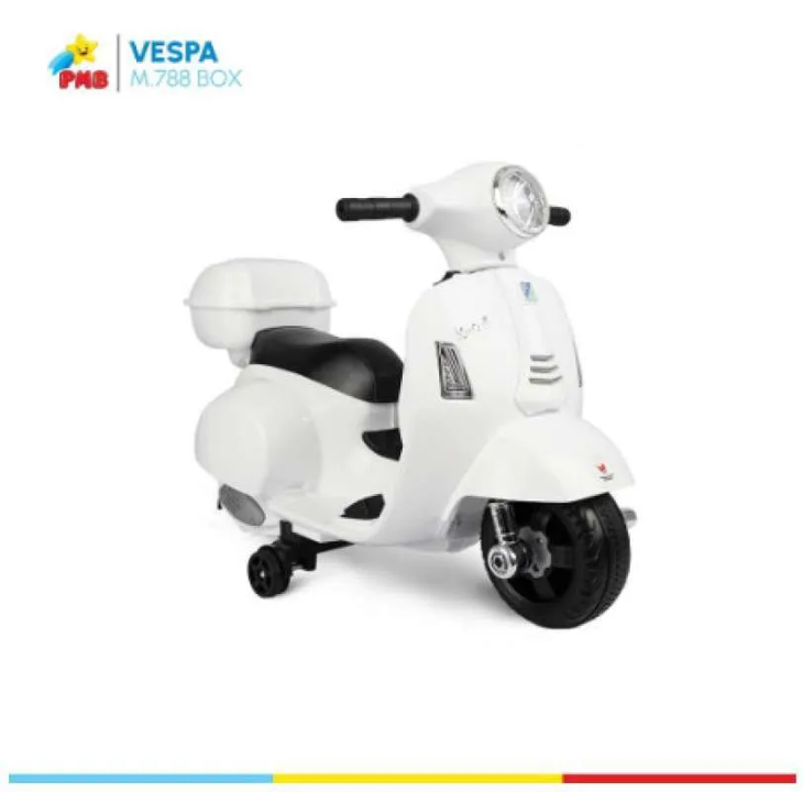 PMB Vespa Motor Aki – White
