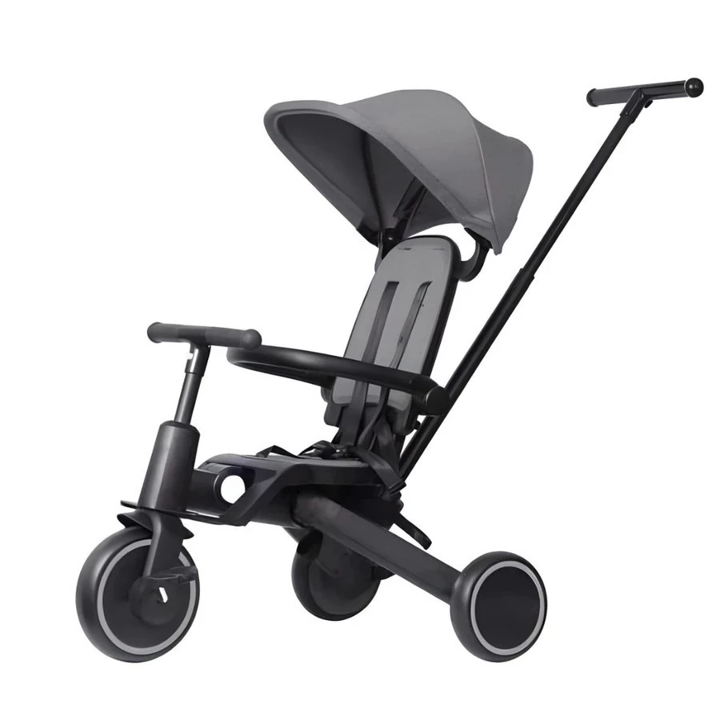 Right Start New Voyager 8 in 1 Multifunction Kids Tricycle – Grey Right Start New Voyager 8 in 1 Multifunction Kids Tricycle – Grey